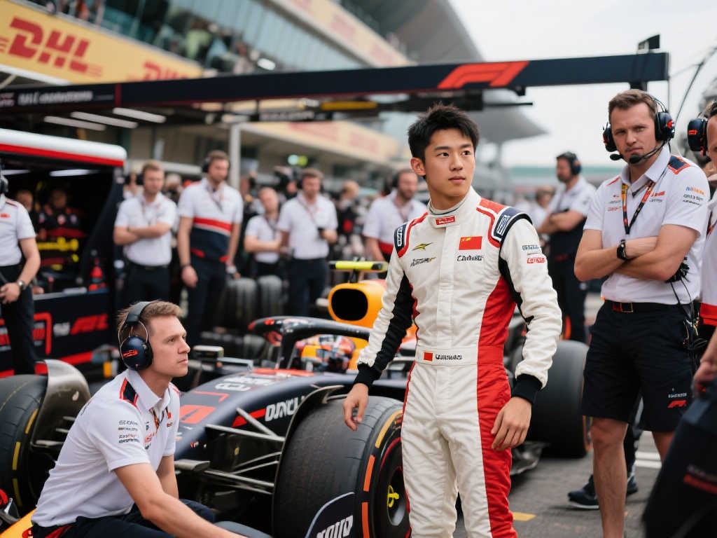 随时待命!周冠宇:为队友拍照,车队需要我就在 随时待命!周冠宇:为队友拍照,车队需要我就在