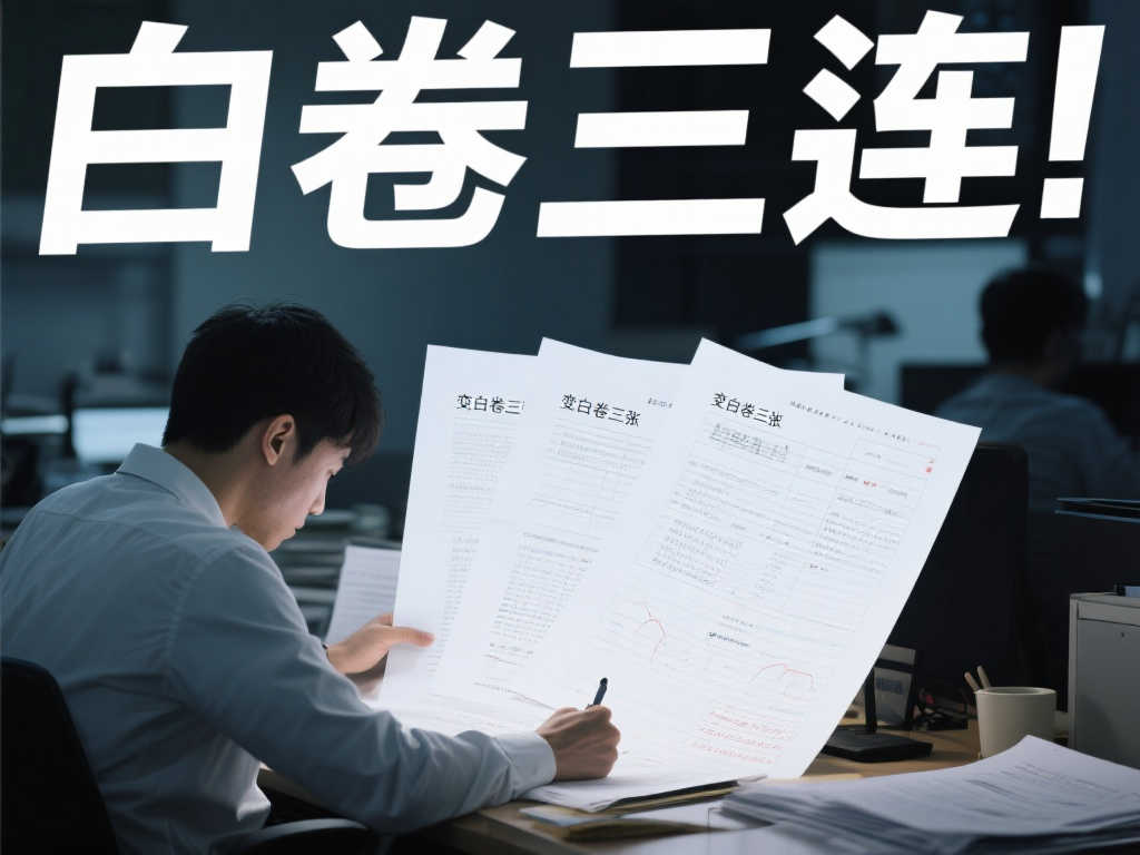 蓝黑蜡烛三头燃,白卷三连或成白卷三叠? 蓝黑蜡烛三头燃,白卷三连或成白卷三叠?